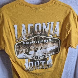 Loconia NH Bike Week 100th Anniversary L Tee Shirt